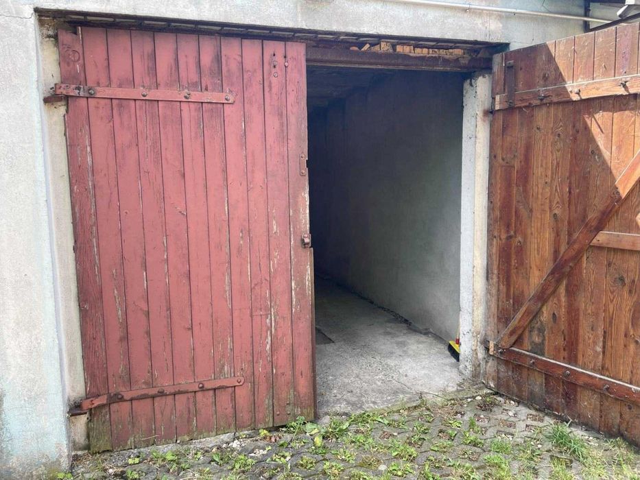 Brama garażowa drewniana, budowlana