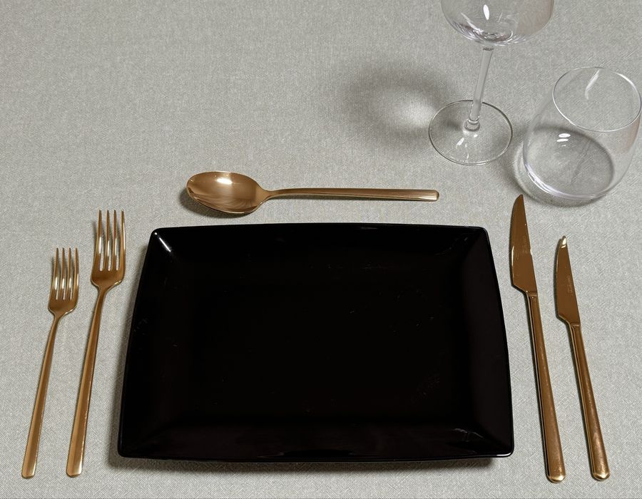 Pratos Retangulares Carré Black - VISTA ALEGRE