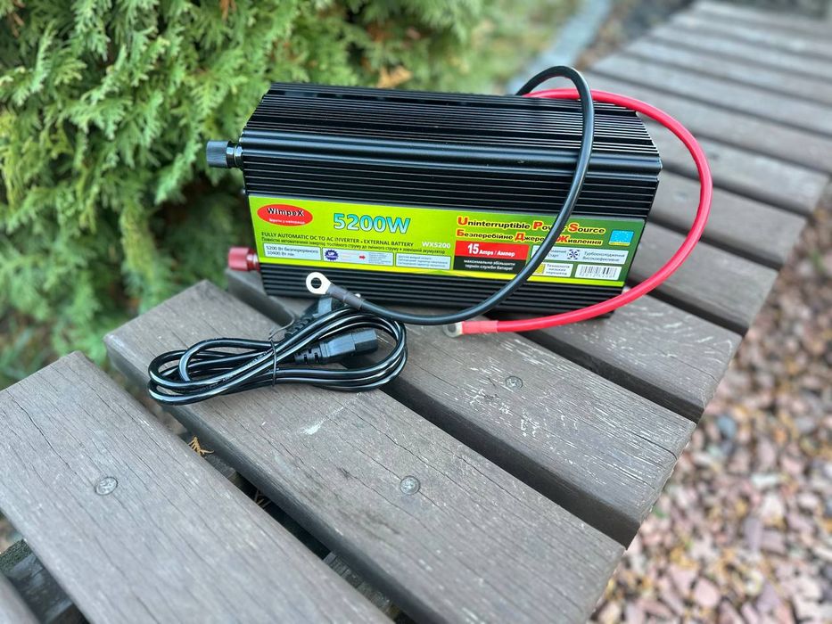 Потужний ІНВЕРТОР 5200W‼️ Акумулятор Безперебійник Зарядний пристрій