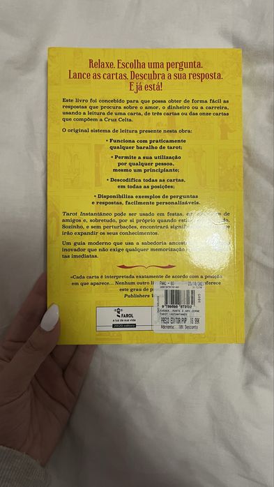 Livro de tarot novo