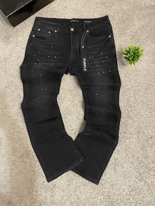 Джинси Purple Brand Flared Jeans Black 34