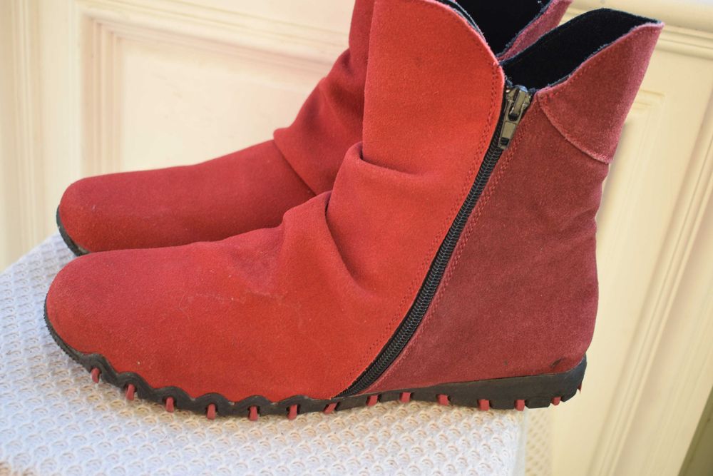 замшевые зимние ботинки полусапоги Bonprix р. 41 27 см