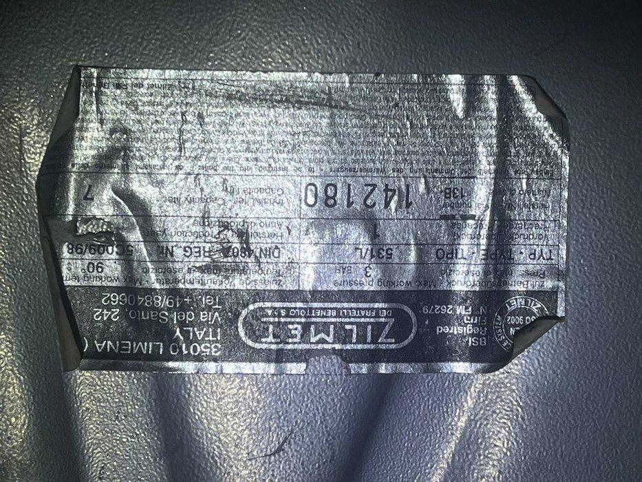 Розширювальний бак ZILMET 7 л для газового котла, Італія, б/в