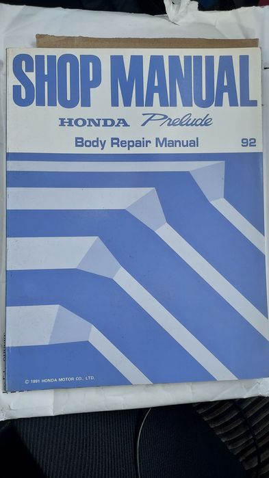 Manual Reparação Chassi Honda Prelude