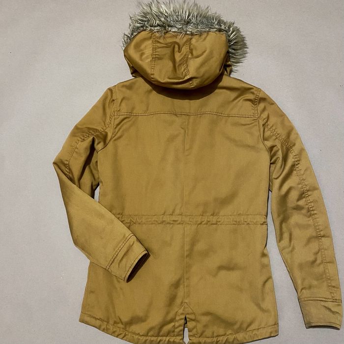 Парка демісезонна жіноча пісочна ONLY  розмір S