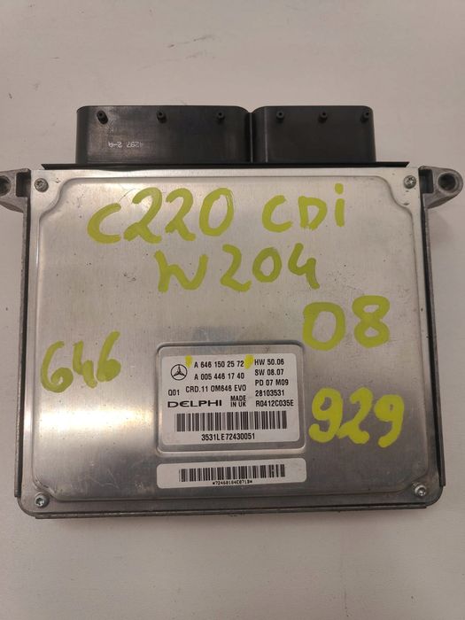 mercedes c klasa w204 oe a6461502572 a0054461740 komputer sterownik