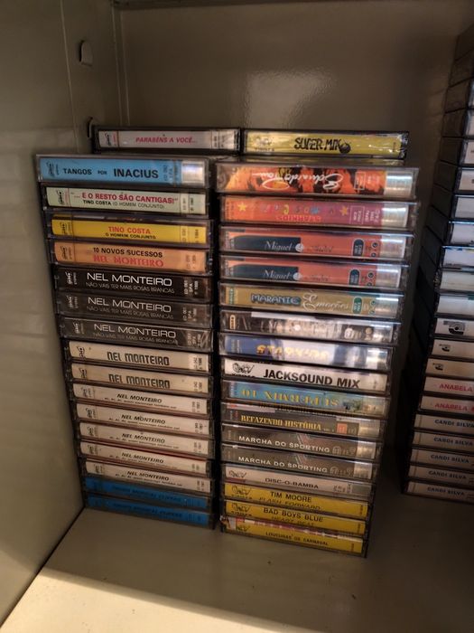 1700 cassetes k7 NOVAS! SELADAS!