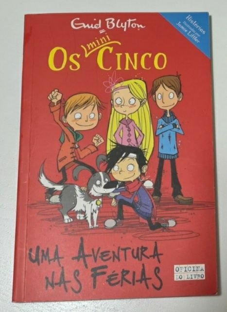 Livro "Os mini cinco" - n.° 1 Uma Aventura nas Férias