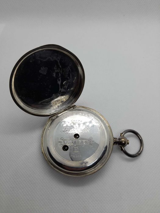 Zegarek srebro kieszonkowy Tobias lX wiek