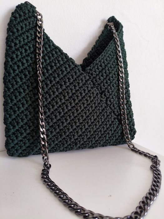 Bolsa em Crochê luxo