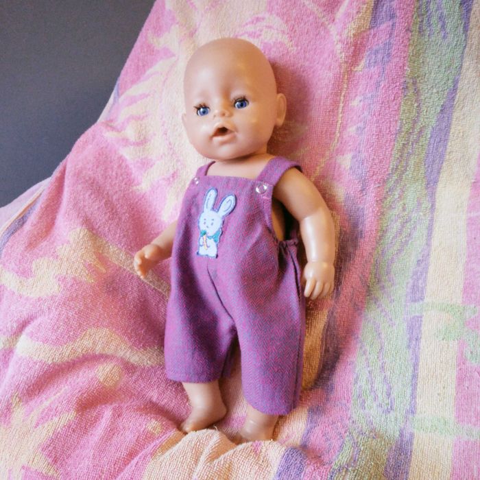 Ubranka, kombinezon dla lalki Baby Born 43 cm