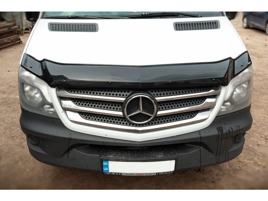 Mercedes Sprinter W906 2013-2017 Дефлектор капота (мухобойка) EuroCap