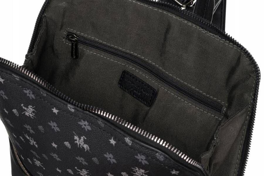 elegancki plecaczek damski ze skóry ekologicznej - david jones