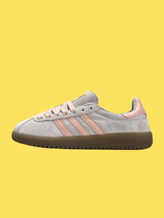 Шикарні жіночі кросівки Adidas Originals Bermuda Light Grey Pink!