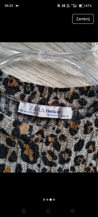 Sukienka z długim rękawem