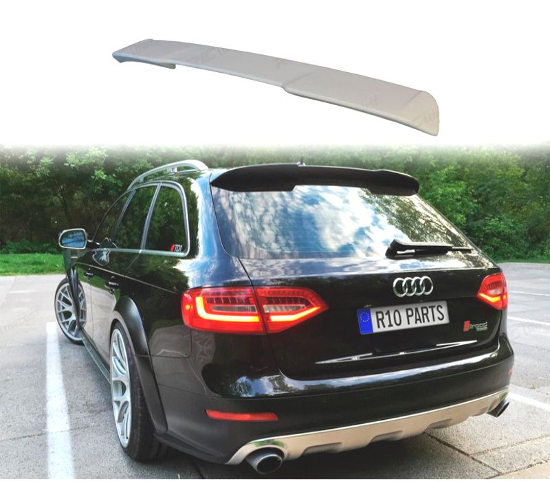 AILERON SPOILER AUDI A4 B8 AVANT 07-15 PRETO BRILHANTE
