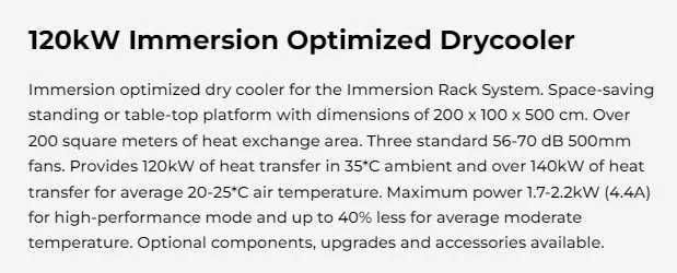 Equipamento Arrefecimento Mineração BTC para 24 máquinas (zero ruído)