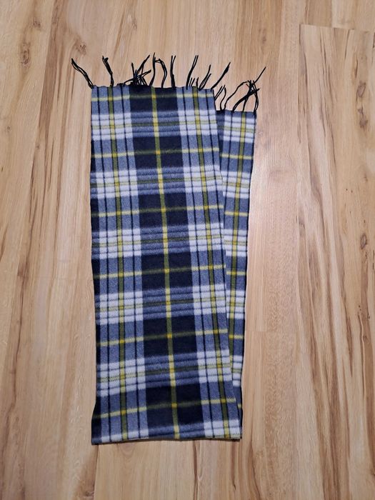 Szalik z polaru w kratkę