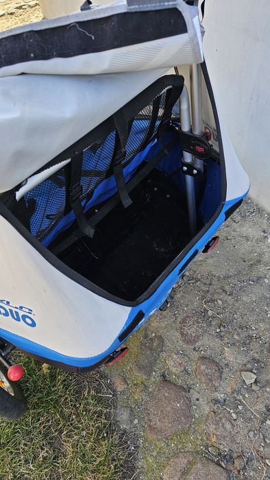 Przyczepka do rowera dwuosobowa XLC duo 3w1 wózek biegowy