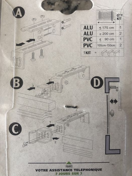 Suportes de separação kit completo