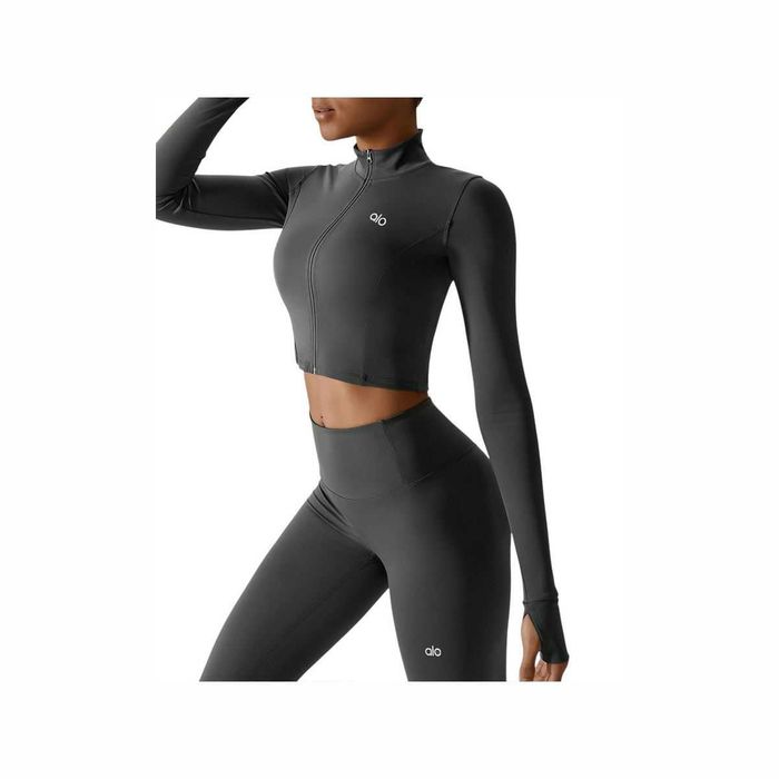 Куртка Alo Yoga Sleek Zip Jacket Graphite