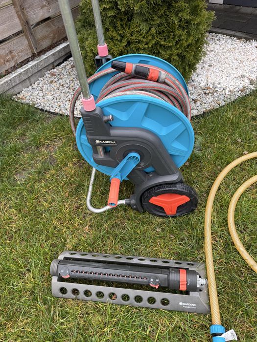 Wąż ogrodowy na zwijaku 30mb firmy Gardena