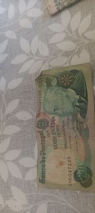 Antigas notas para venda