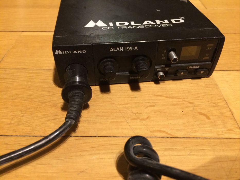 Alan president uniden cb radio ręczne 12v samochodowe