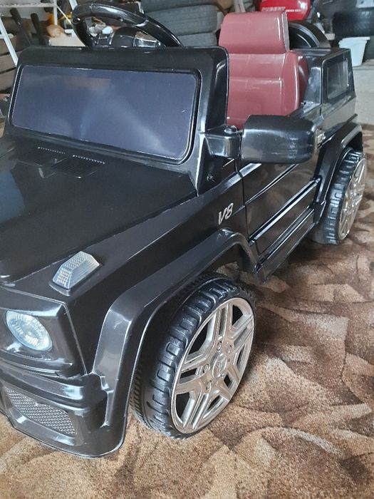 Дитячий електромобіль Mercedes-Benz G-Class 12V (Чорний)