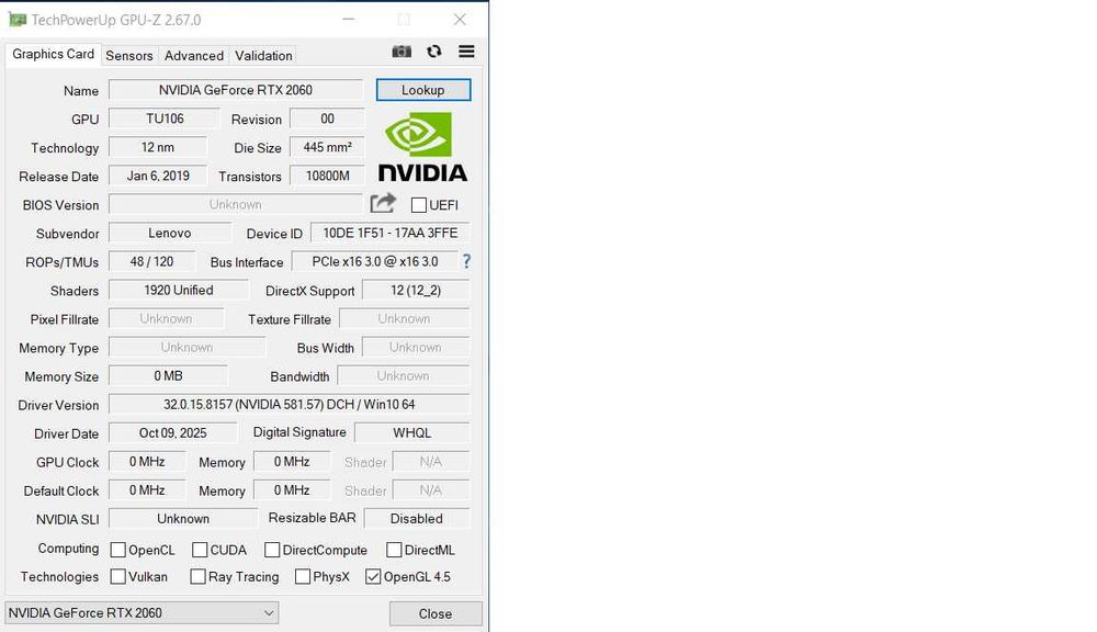 Ноутбук Lenovo Legion Y740-15ICHg 15,6" 16/512Gb SSD /RTX 2060!N3060
