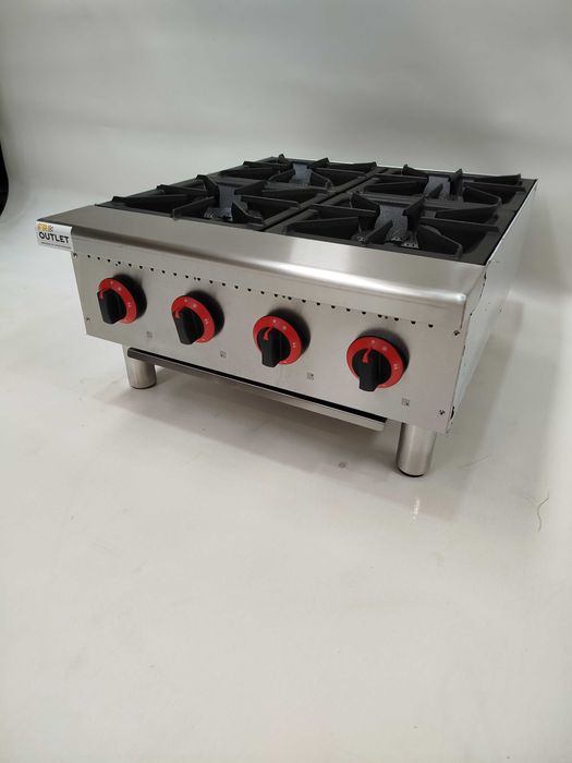 Fogão a gás de bancada em inox - NOVO