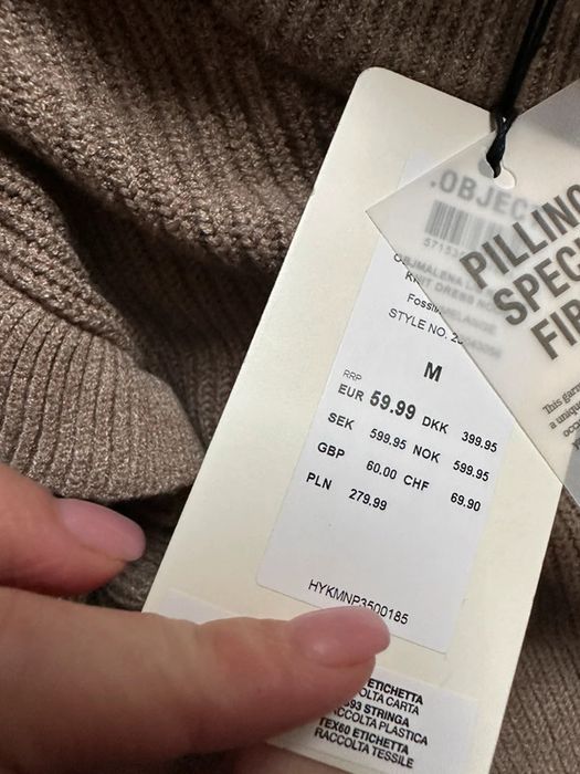 Sukienka swetrowa wiskoza M