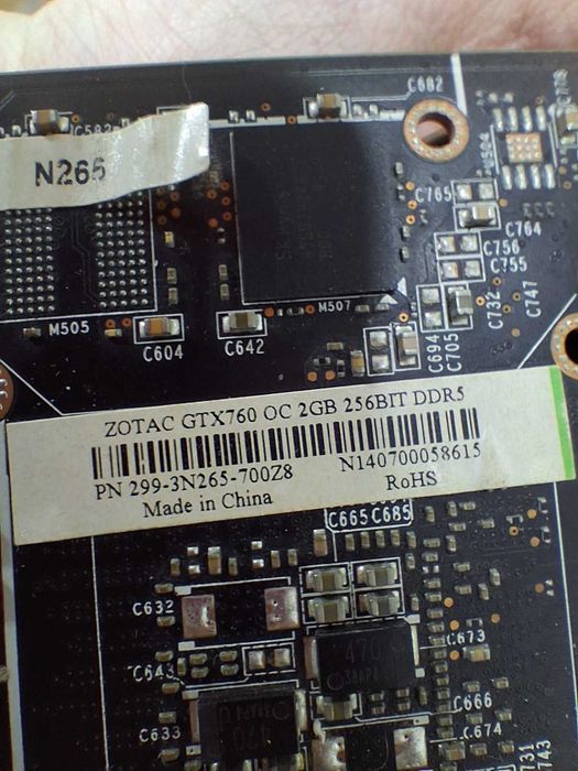 Видеокарта GeForce GTX 760 Zotac 2GB