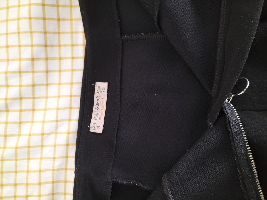 Mini Saia preta inverno Pull&Bear