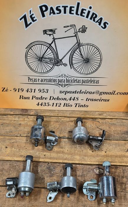 Dínamos usados Miller,Union,Boch bicicleta pasteleira clássica