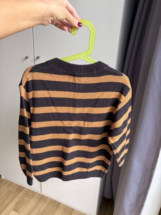 Nowy sweter w paski H&M 110/116