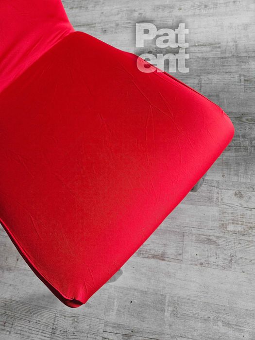 Pokrowce na krzesła elastyczne 4 sztuki czerwone komplet zestaw