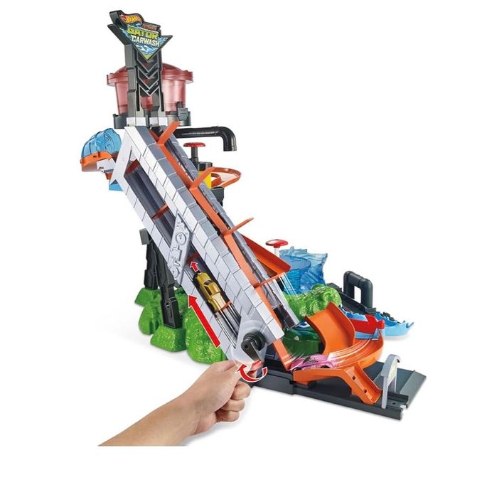 Hot Wheels Garagem lava carros