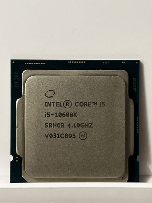 Процесор Intel Core i5-10600K 4.10GHz (LGA1200) • Розблокований множник