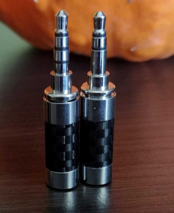 ULTRA wtyki jack 3,5mm Valab Carbon Rhodium 3i4PIN