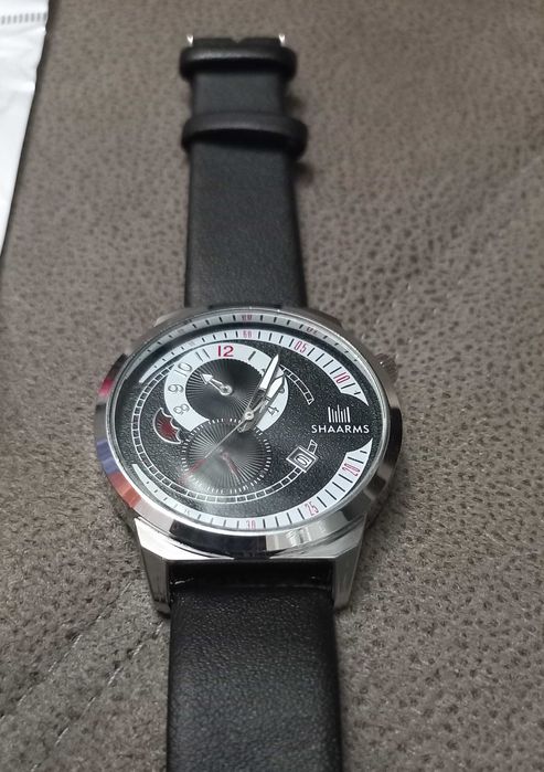 модний чоловічий годинник SHAARMS і крутий браслет