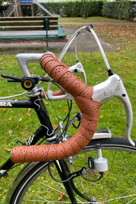 Owijki rowerowe Riderace Brązowe, Stylowe do Gravela / Szosy.