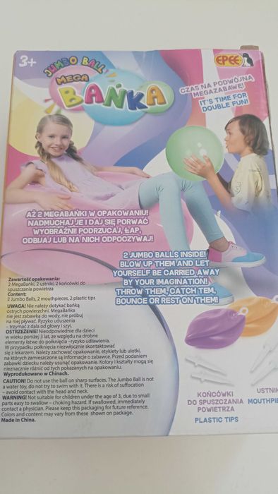 Mega bańka  90cm , dwie sztuki