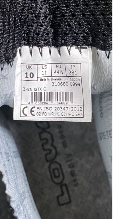 Знижка! 44.5р. Берці ОРИГІНАЛ  LOWA Z-8N GTX C Hi TF Black ботінки
