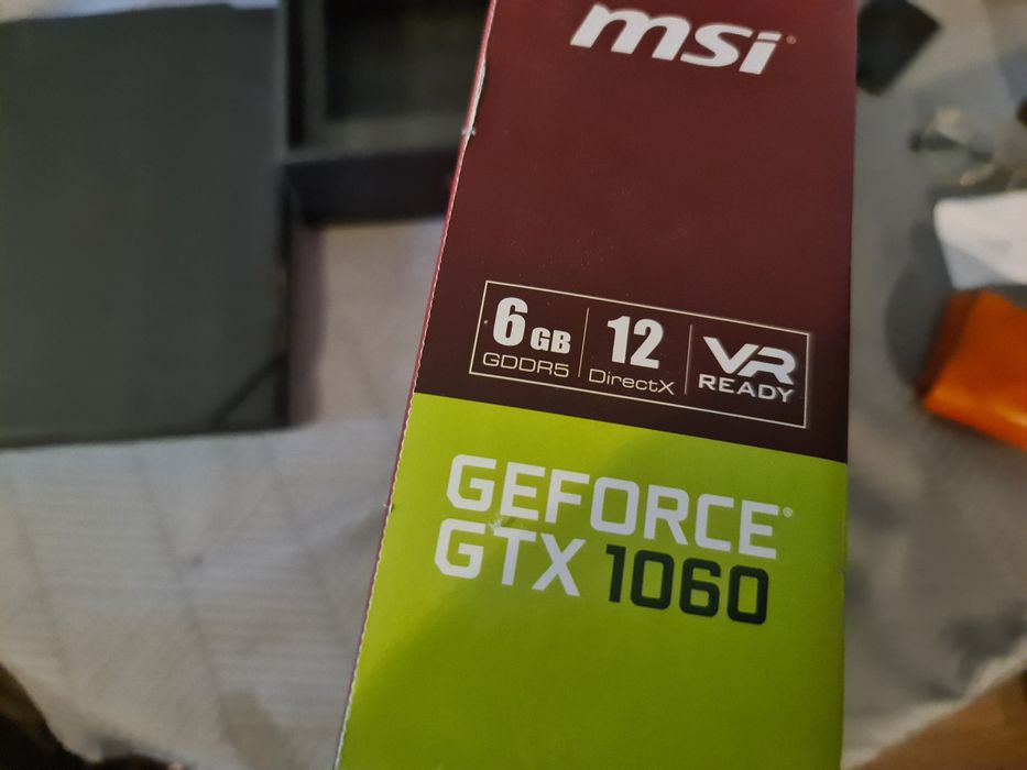 MSI Geforce GTX 1060. 6GB