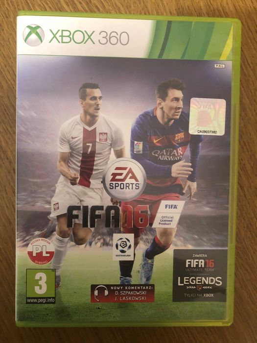 FIFA 12 FIFA 15 FIFA 16 na konsolę Xbox 360