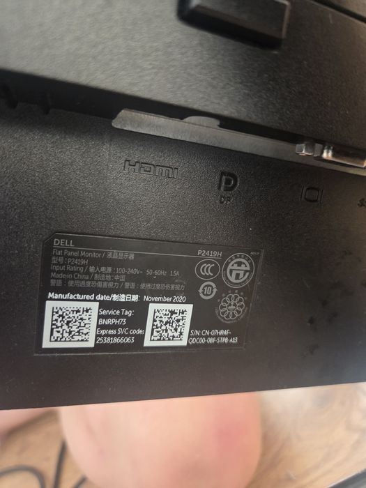 Monitor Dell P2419H