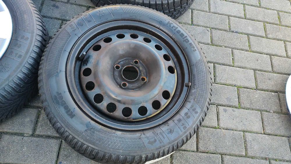 Koła Zimowe Opel Meriva Corsa 185/60/15 Barum Kleber 4x100 MB