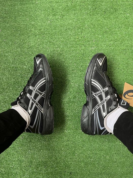 !РАСПРОДАЖА! НОВЫЕ! Кроссовки Asics Gel-1130™ Black, черные, мужские, 41, 42, 43, 44, 45, синтетическая кожа, сетка, весна, лето, осень, повседневные.