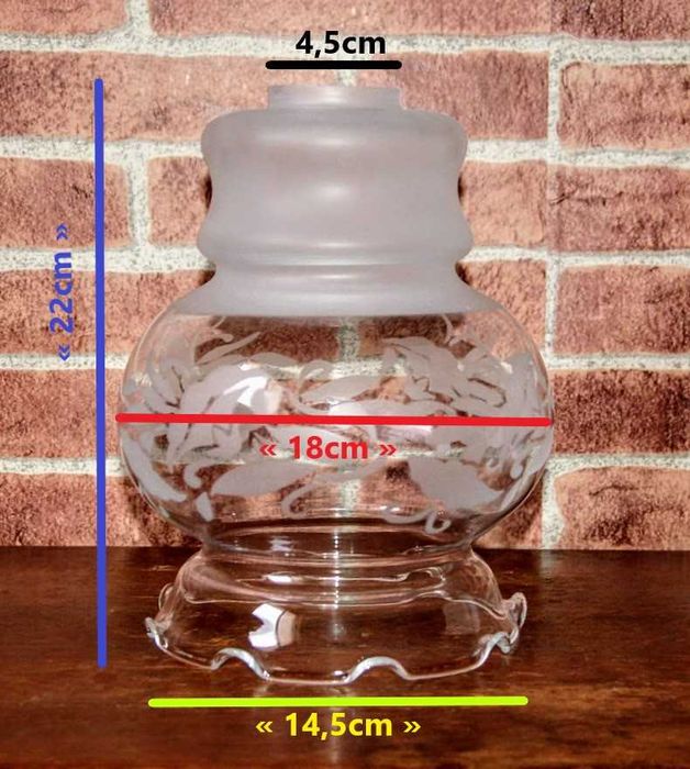 Candeeiro em vidro de pendurar suspenso de teto